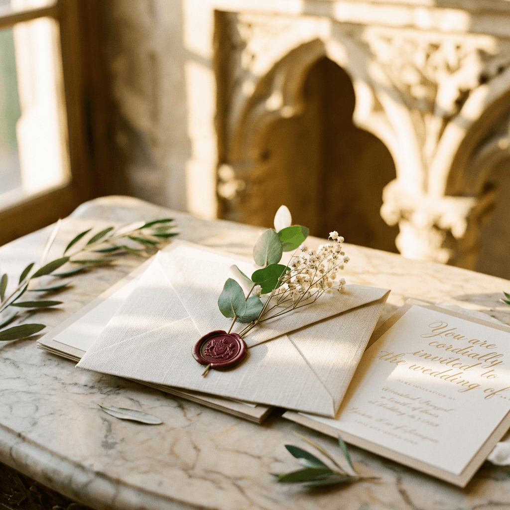 Wedding invitation suite